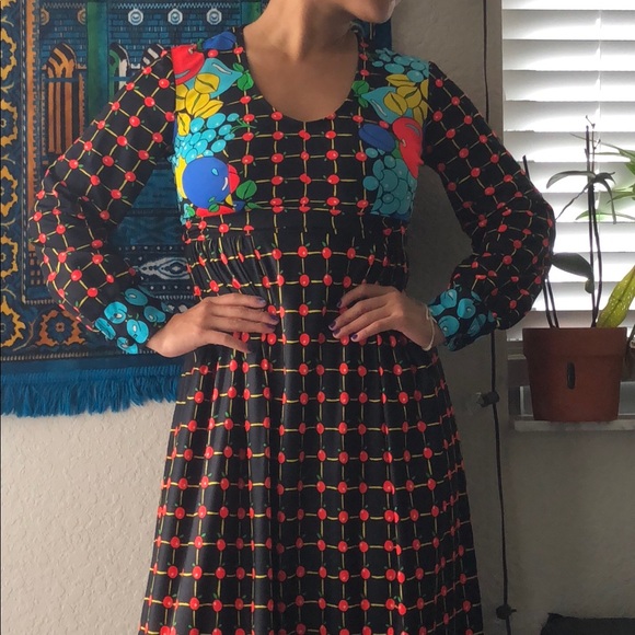 Homemade VINTAGE 70s style dress! - Picture 4 of 4